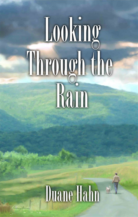 I had in mind that this painting for a dear friend's book would hopefully evoke the author's love of the Virginia countryside. It was published as a wraparound book cover by his friends posthumously so it meant a great deal to me to do justice to his writing. That's Duane, the author, walking his little pup, Teddy who I'm guessing misses Duane very much, as we all do.